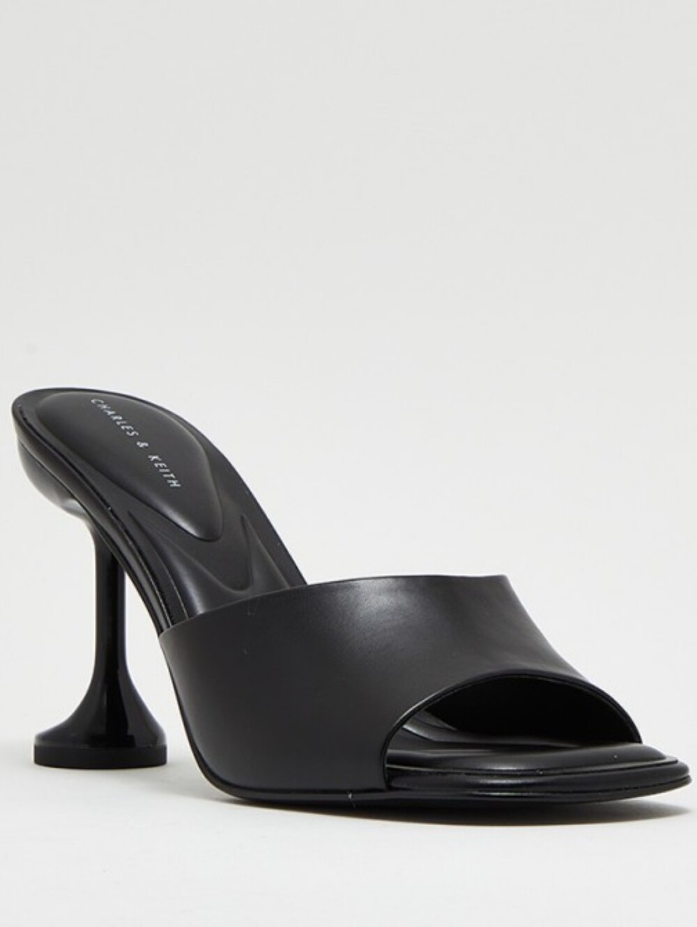 NIB Charles & Keith Celestine Sculptural Heel Mules